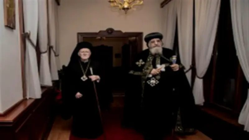 البابا تواضروس الثاني يزور مقر البطريركية المسكونية في إسطنبول ويلتقي البطريرك برثلماوس