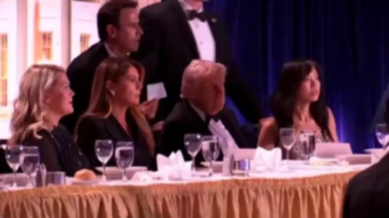 لقطات أولى لمحاولة اغتيال ترامب أثناء حفل عشاء مراسلي البيت الأبيض