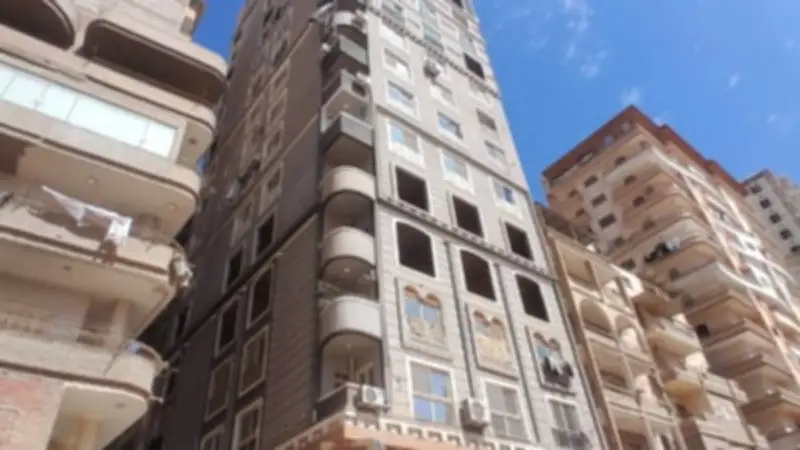 حي أول المحلة يكشف العمارة المتسببة في وفاة فتاة وطفل مخالفة