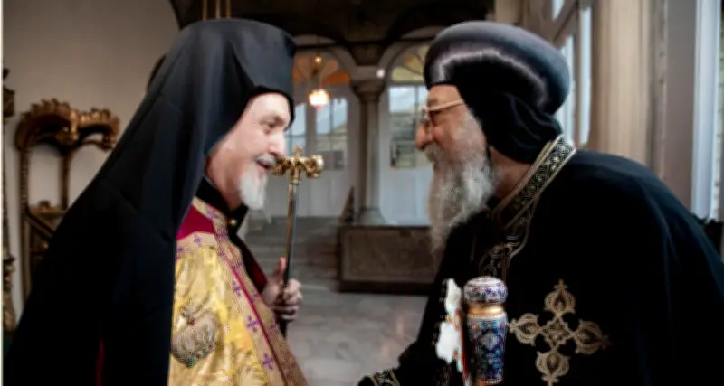 تواضروس يدعو البابا برثلماوس لزيارة مصر لتعزيز الوحدة المسيحية