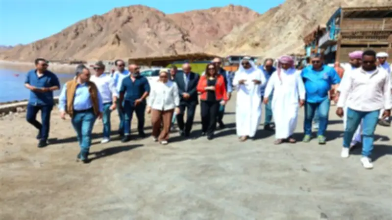 وزيرة التنمية المحلية توجه بإعداد هوية بصرية لتطوير مدينة دهب