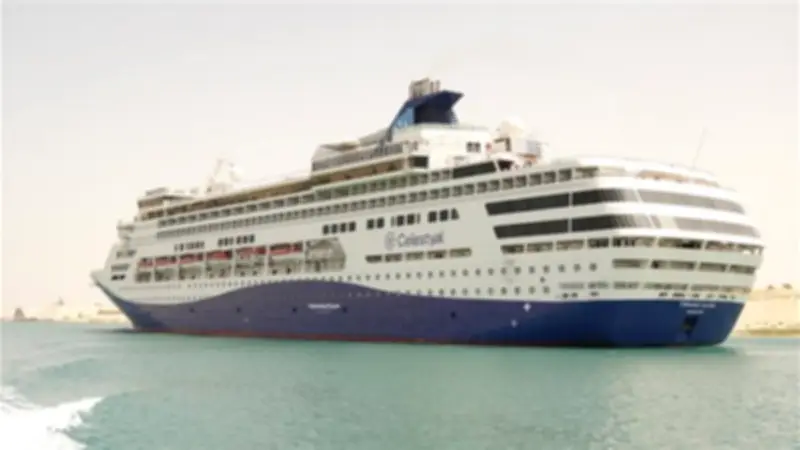 سفينة سياحية عملاقة تعبر قناة السويس لأول مرة في تاريخها