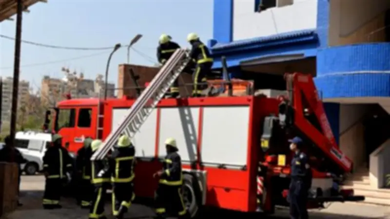 السيطرة على حريق بمحيط مصنع مياه غازية في مدينة نصر دون خسائر بشرية