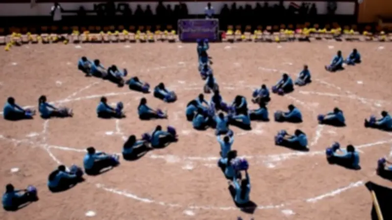 عروض رياضية مبهرة تزين احتفالات تحرير سيناء بمشاركة طلاب مدرسة الزهور