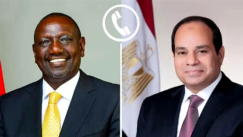 أزمات المياه والسودان والقرن الأفريقي تتصدر مباحثات السيسي ونظيره الكيني