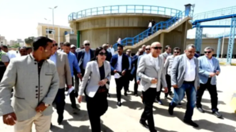 وزيرة الإسكان تتفقد مشروعات مياه الشرب والصرف الصحي في الأقصر