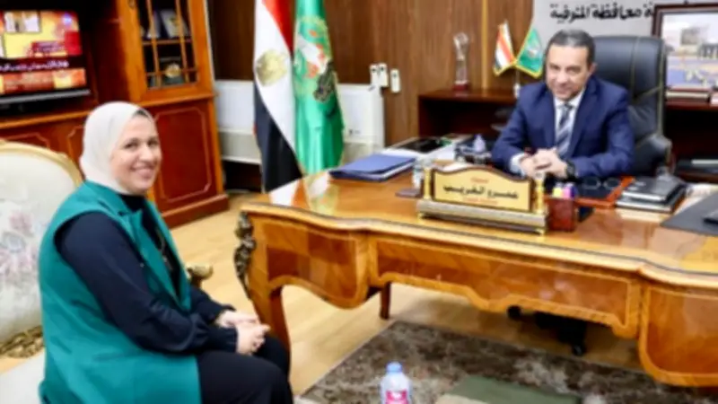 محافظ المنوفية: توصيل الصرف الصحي ورصف الطرق على رأس الأولويات