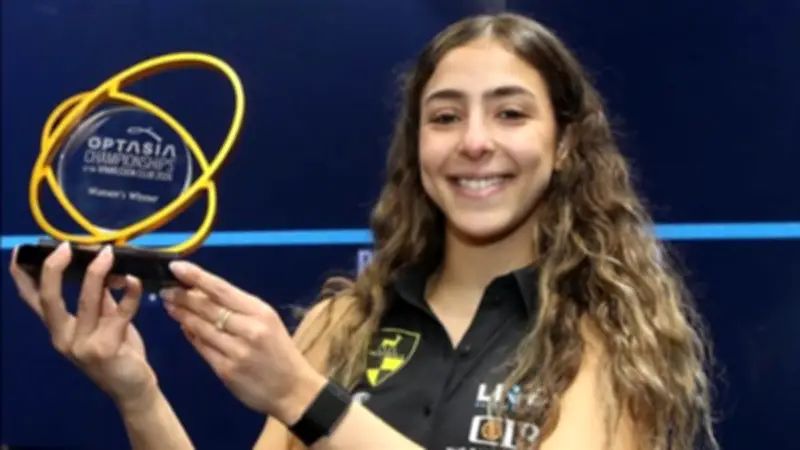 هانيا الحمامي تتصدر تصنيف الإسكواش العالمي ونور الشربيني وصيفة