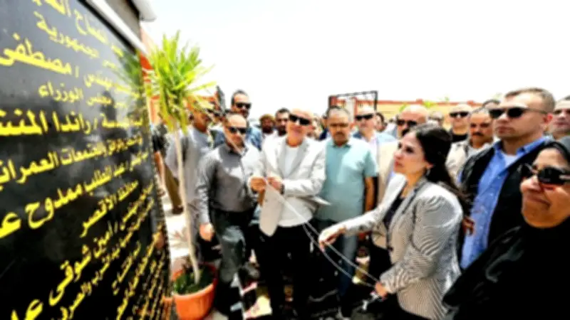 وزيرة الإسكان ومحافظ الأقصر يفتتحان مشروعات صرف صحي بأرمنت ضمن حياة كريمة