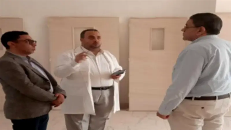وكيل صحة المنوفية يتفقد مبنى مستشفى الرمد الجديد ويشيد بالمتبرع