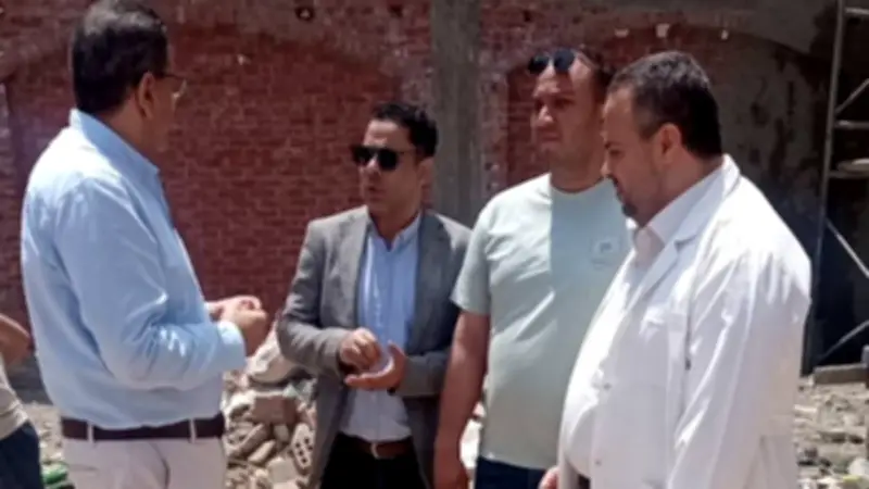 وكيل صحة المنوفية يتفقد مبنى مستشفى الرمد الجديد بشبين الكوم