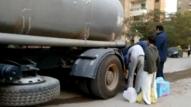 توفير سيارات مياه لأهالي قرية جدة بالوادي الجديد لحين إصلاح عطل الشبكة