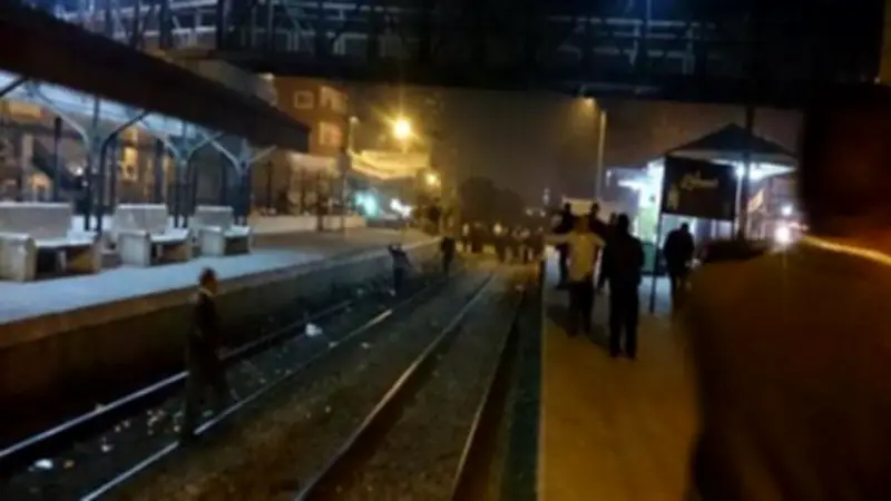 حريق بعجلة قطار في محطة ملوي بالمنيا دون خسائر بشرية