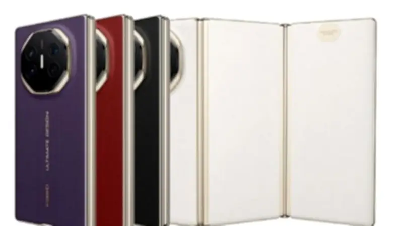 هواوي تشعل المنافسة بهاتف ثلاثي الطي يدعم الذكاء الاصطناعي