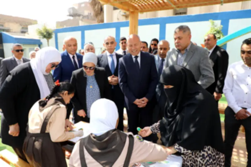 محافظ القاهرة يفتتح تطوير مدرسة التربية الفكرية بروضة الفرج