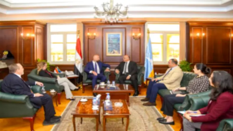 محافظ الإسكندرية يبحث مع سفير النرويج تعزيز التعاون المشترك