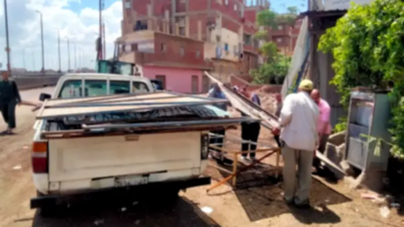 إزالة فورية لتعديات على الأراضي الزراعية وأملاك الدولة ببركة السبع