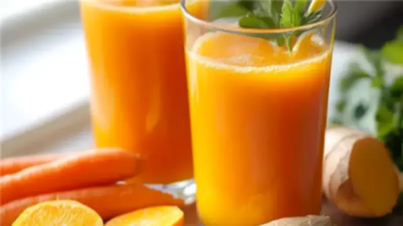 عصير الجزر بالزنجبيل لدعم تركيز الأبناء أثناء الامتحانات