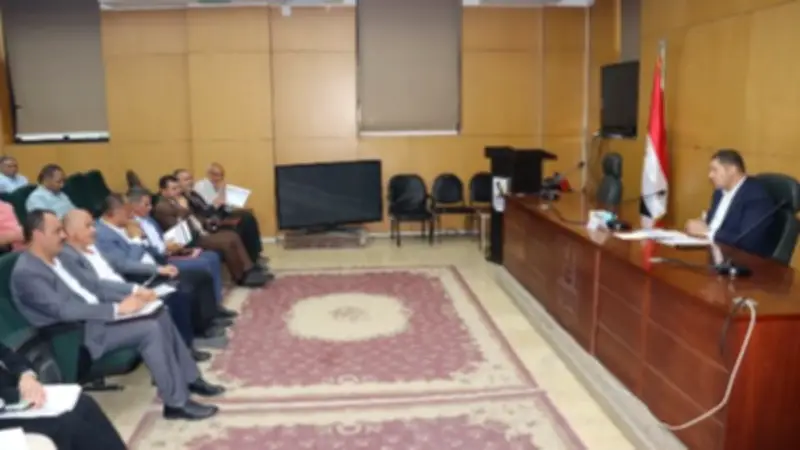 سكرتير عام بني سويف يترأس اجتماع اللجنة التنسيقية لمنظومة التصالح