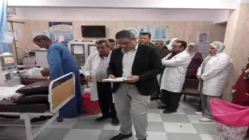 وكيل صحة المنوفية يحيل المتغيبين بمستشفى الشهداء للتحقيق