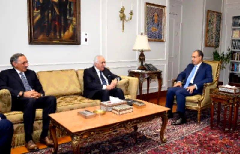 وزير الخارجية يبحث مع الغرفة الأمريكية تعزيز الاستثمارات المشتركة
