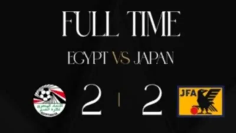 تعادل مثير بين منتخبي مصر واليابان وديا قبل أمم أفريقيا للناشئين