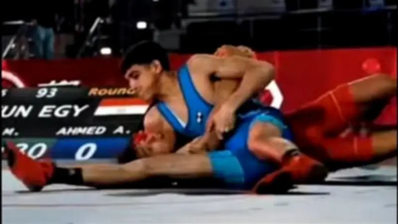 عبد الله حسونة يكشف نصيحة كرم جابر له بعد ذهبية أفريقيا للمصارعة