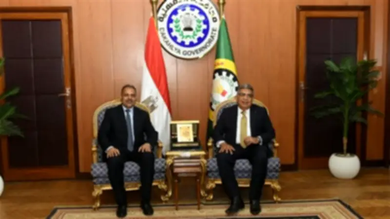 محافظا الدقهلية والشرقية يبحثان تعزيز التعاون الصحي المشترك