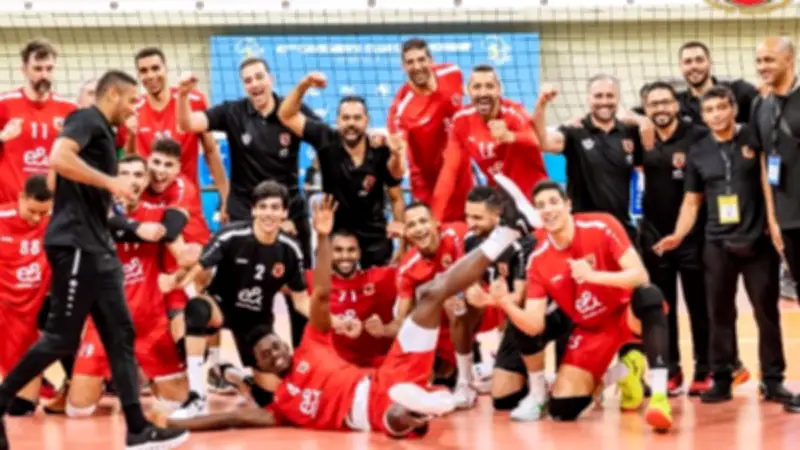 رجال طائرة الأهلي يواجه الفتح الرباطي المغربي في ربع نهائي إفريقيا