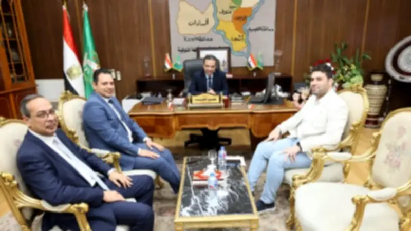 محافظ المنوفية يبحث مع رئيس جهاز السادات تعزيز التعاون المشترك