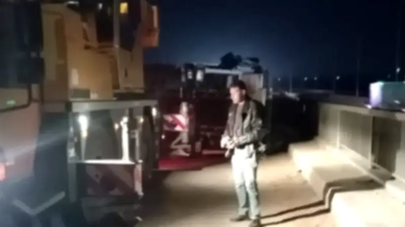 إصابة شخصين في حادث انقلاب سيارة نقل على طريق طلخا - جمصة بالدقهلية