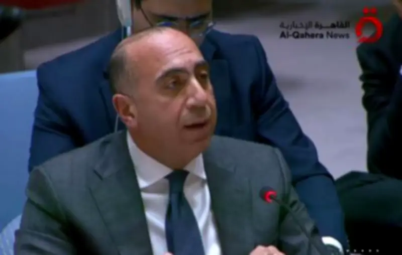 مندوب مصر بالأمم المتحدة: لا سلام في المنطقة إلا بانسحاب إسرائيل من الأراضي العربية