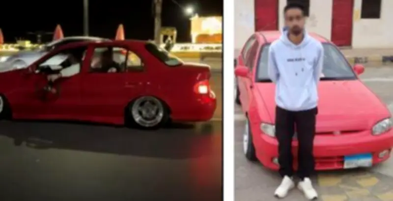 ضبط قائد سيارة ملاحق لسيرته برعونة في السويس يعرض حياة المواطنين للخطر
