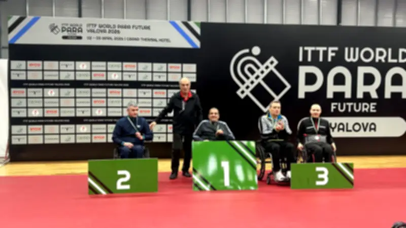 مصر تحصد ذهبيتين في بطولة المستقبل الدولية لتنس الطاولة البارالمبي بتركيا