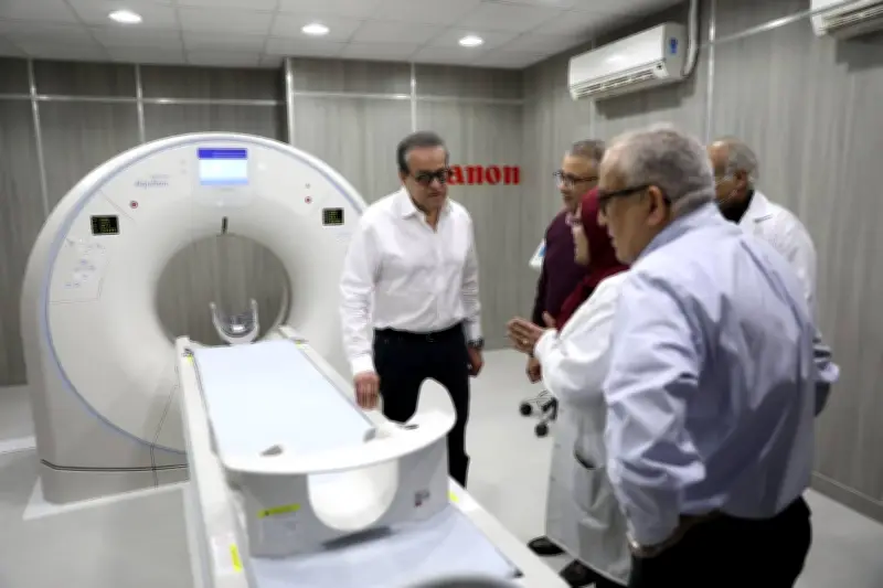 وزير الصحة يتفقد اللمسات النهائية لتطوير مستشفى مدينة نصر للتأمين الصحي