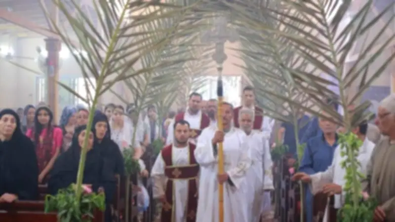 الأقباط يحتفلون بأحد الشعانين في الكنائس وسط أجواء روحانية مميزة