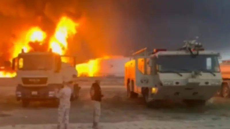 طائرة مسيرة إيرانية تستهدف منشأة تخزين لـ"بابكو إنرجيز" البحرينية وتتسبب في حريق