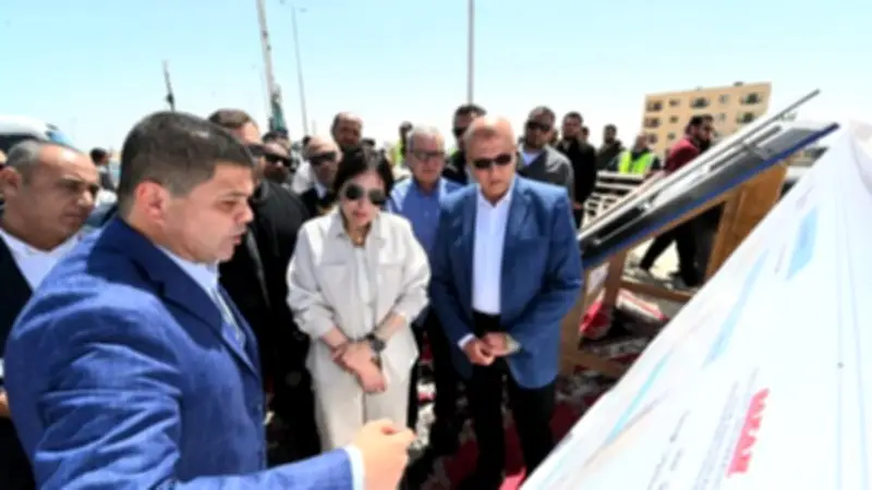وزيرة الإسكان تتفقد مشروعات البحيرات الجنوبية نيو مارينا في مستهل جولتها بالساحل الشمالي
