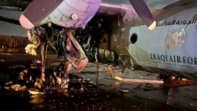 هجوم بطائرة مسيرة يستهدف قاعدة لوجستية أمريكية قرب مطار بغداد مجددًا