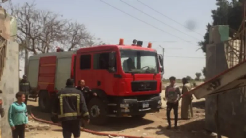 السيطرة على حريق مصنع مسلي بالمنيا دون إصابات بشرية