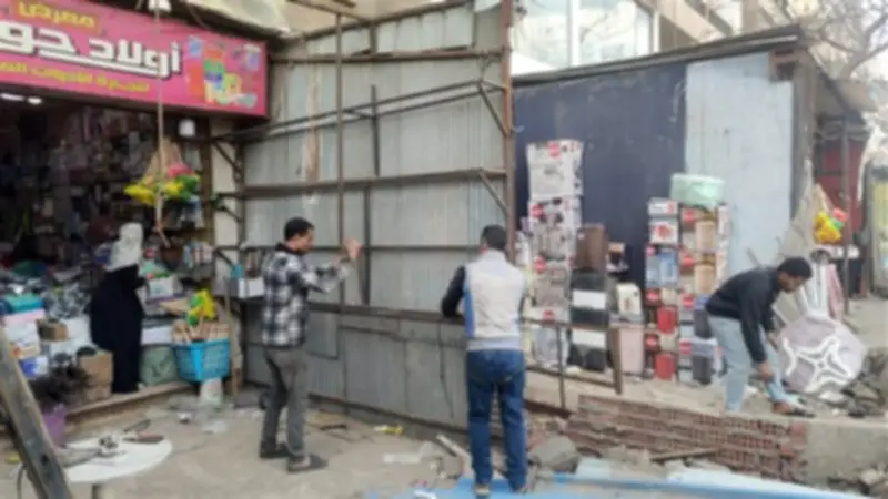 محافظ القليوبية يوجه بحملة مكبرة لإزالة الإشغالات بسوق البلاستيك في مسطرد