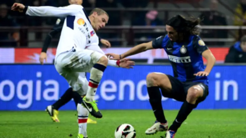 لاعب إنتر ميلان السابق ينقذ ملعب فريقه من حريق في سويسرا