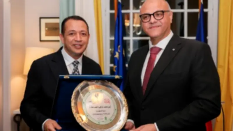 القنصلية الفرنسية بالإسكندرية تحتفي بتولي أيمن عطية منصب المحافظ بحضور السفير الفرنسي