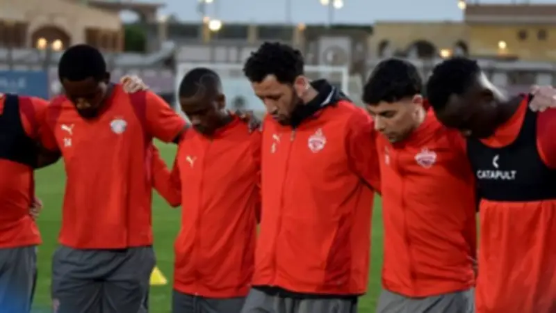 سيراميكا كليوباترا يختم استعداداته لمواجهة الأهلي في الدوري المصري الممتاز