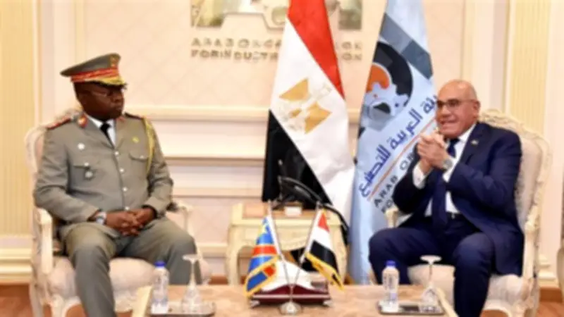 رئيس العربية للتصنيع يستقبل وفد القوات المسلحة الكونغولية لتعزيز التعاون الدفاعي