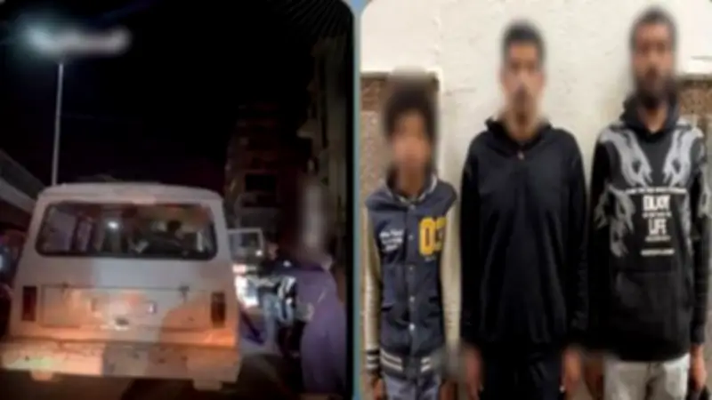 الأب يضرب ابنه لمنعه من المخدرات.. كشف حقيقة فيديو التعدي داخل ميكروباص بالجيزة