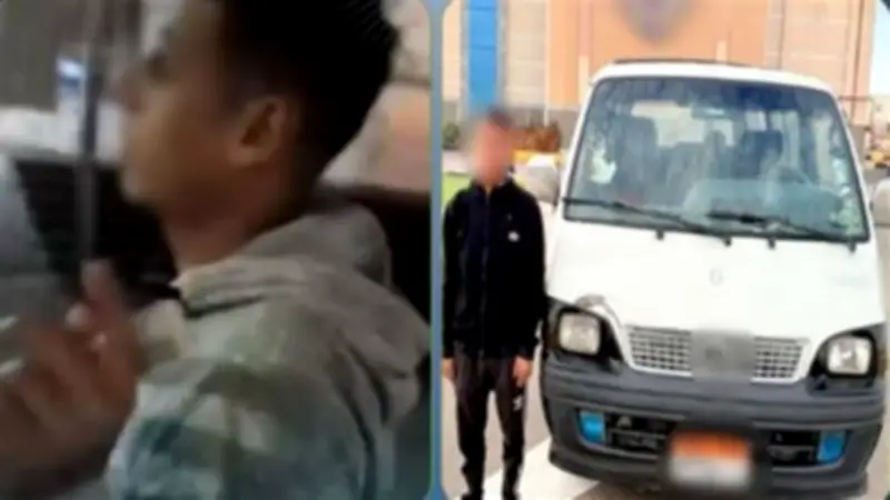 القبض على سائق ميكروباص في البحر الأحمر لانتهاكه قواعد المرور بعد تداول فيديو