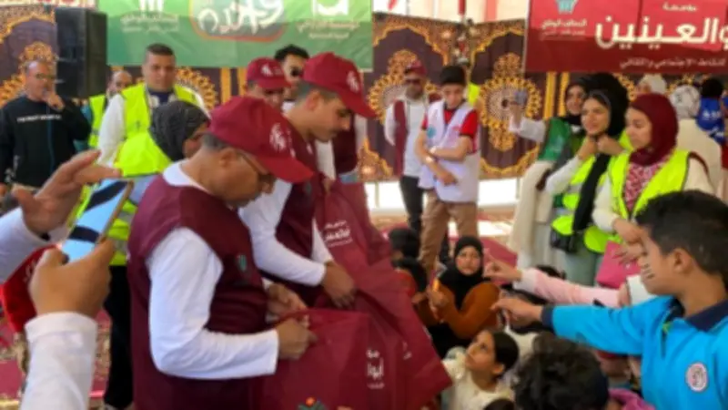 مؤسسة أبو العينين تشارك في قافلة إنسانية شاملة ببورسعيد تحت مظلة التحالف الوطني