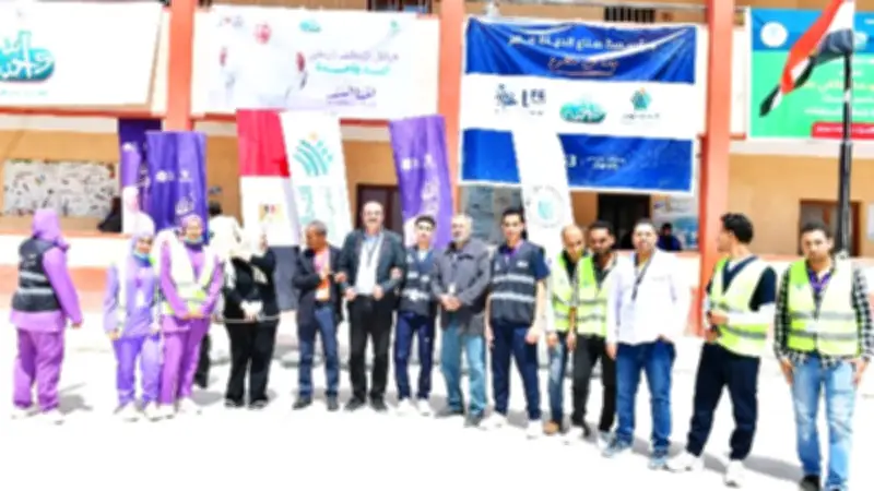 جمعية الباقيات الصالحات تشارك في القافلة الثامنة لمبادرة إيد واحدة ببورسعيد لدعم كبار السن