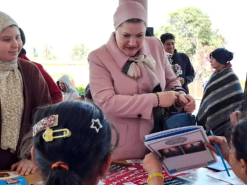 رئاسة القومية للطفولة والأمومة تشارك أطفال المنوفية الاحتفال بعيد القيامة